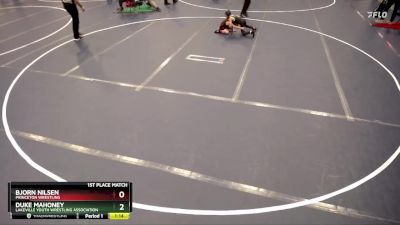 1st Place Match - Duke Mahoney, Lakeville Youth Wrestling Association vs Bjorn Nilsen, Princeton Wrestling