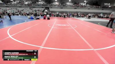 125 lbs Quarterfinal - Joseph Garner, Lebanon Yellowjacket Wrestling-AAA  vs Makai Smalley, Open Mats Wrestling Club-AAA