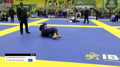 BRYAN MAURÍCIO ALVES BEZERRA vs GLEYDSON MATEUS SILVA SANTOS 2024 Brasileiro Jiu-Jitsu IBJJF