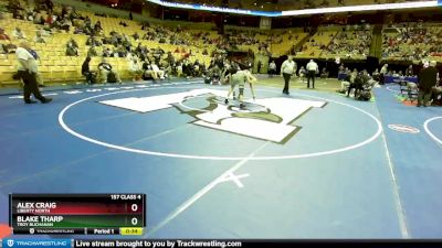 157 Class 4 lbs Cons. Round 1 - Alex Craig, Liberty North vs Blake Tharp, Troy Buchanan