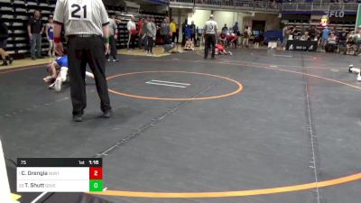 75 lbs Round Of 32 - Cole Orengia, North East vs Tucker Shutt, Governor Mifflin