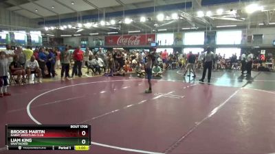 55 lbs Quarterfinal - Liam King, Unattached vs Brooks Martin, Rabbit Wrestling Club