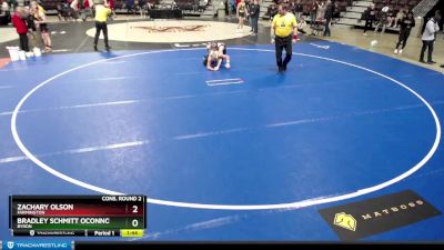 132 lbs Cons. Round 2 - Bradley Schmitt OConnor, Byron vs Zachary Olson, Farmington