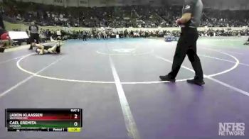 4A-144 lbs Cons. Round 1 - Cael Eremita, Catoosa vs Jaxon Klaassen, Weatherford