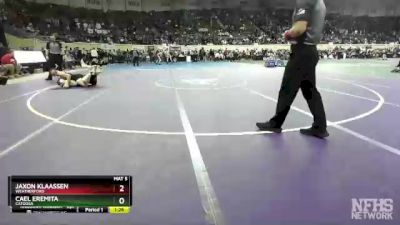 4A-144 lbs Cons. Round 1 - Cael Eremita, Catoosa vs Jaxon Klaassen, Weatherford