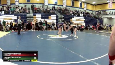 125 lbs. Cons. Round 4 - Kennedy Truman, Cassville vs Mira Richardson, Eureka