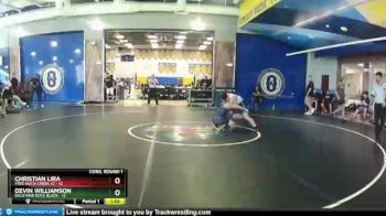 132 lbs Quarters & Wb (16 Team) - Christian Lira, Free-Buch-Creek #2 vs Devin Williamson, Backyard Boyz Black