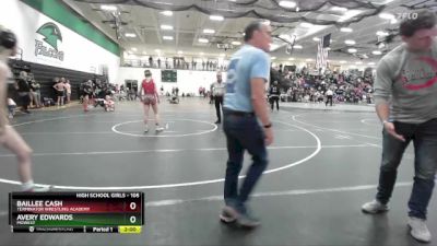 105 lbs Cons. Round 2 - Baillee Cash, Terminator Wrestling Academy vs Avery Edwards, MoWest