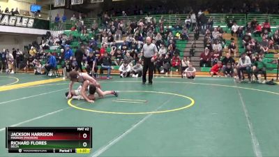 126 lbs Champ. Round 1 - Richard Flores, DELTA vs Jackson Harrison, Madison (Madison)