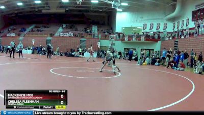 65 lbs Round 3 - Chelsea Fleshman, Central Noble vs Mackenzie Moe, Contenders Wrestling Academy