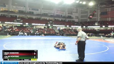 113 lbs Cons. Round 2 - Caleb Montero, Borah vs Dean Hoskovec, Boise