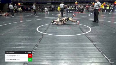 75 lbs Semifinal - Vincent Antonelli, Methacton vs Dante Mattone, North Allegheny