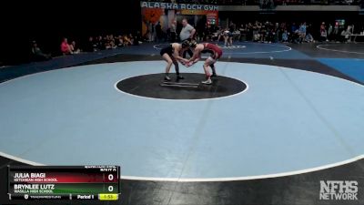 126G Quarterfinal - Julia Biagi, Ketchikan High School vs Brynlee Lutz, Wasilla High School