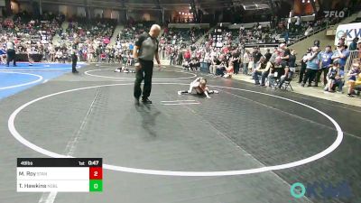 49 lbs Consolation - Maxwell Roy, Standfast vs Tatum Hawkins, Noble Takedown Club