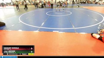 76 lbs Rd# 7- 10:45am Saturday Final Pool - Zackary Swingle, M2TC Red vs Colt Brewer, VA Team Predator