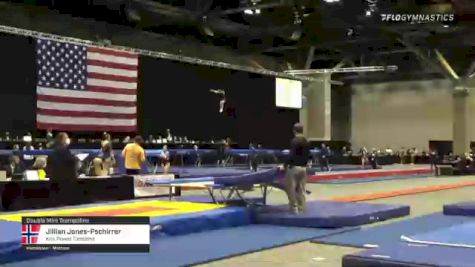 Jillian Jones-Pschirrer - Double Mini Trampoline, Kris Power Tumbling - 2021 USA Gymnastics Championships