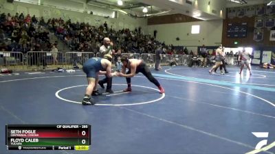 285 lbs Semifinal - Floyd Caleb, Yucaipa vs Seth Fogle, Centennial Corona