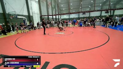 113 lbs Cons. Round 3 - Jayden Vo, WA vs Alex Osborne, CA