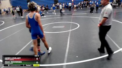 138 lbs Round 5 - James Lovelady, Liberty North vs Noah Ingwersen, Lincoln East