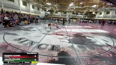 65 lbs Quarterfinal - Maximus Aldana, Madison vs Dracen Pollock, Eastside United