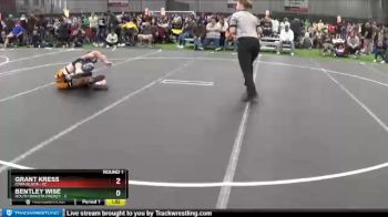 152 lbs Round 1 (4 Team) - Grant Kress, Iowa Black vs Bentley Wise, South Dakota Frenzy