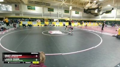 70 lbs Semifinal - Grady Greenhaw, Watford City Wolves vs Landon Zinser, McDominate Training Center