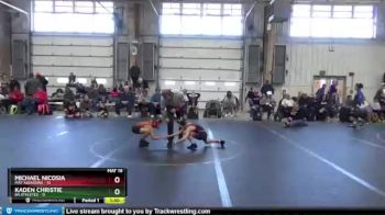56 lbs Round 5 (8 Team) - Michael Nicosia, Mat Assassins vs Kaden Christie, 84 Athletes