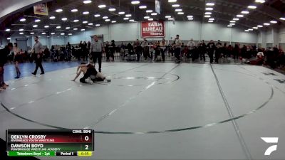 86 lbs Cons. Semi - Dawson Boyd, Powerhouse Wrestling Academy vs Deklyn Crosby, Riverheads Youth Wrestling