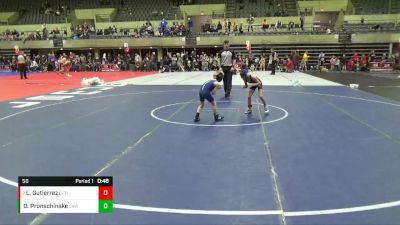 50 lbs Semifinal - Lincoln Gutierrez, CIWC / Team Intensity vs Owen Pronschinske, LAW