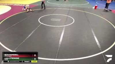 93 lbs Cons. Round 1 - Seth Ramsdell, Little Falls vs Liam Citrowske, Canby