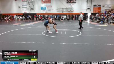 105 lbs Cons. Semi - Dora Galindo, La Grande vs Evelia Haines, Tillamook