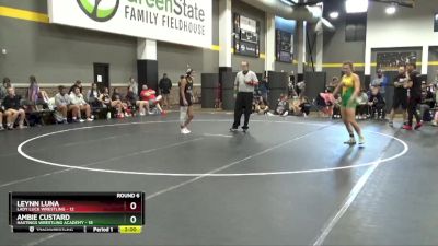 130 lbs Round 6 (16 Team) - Leynn Luna, Lady Luck Wrestling vs Ambie Custard, Hastings Wrestling Academy