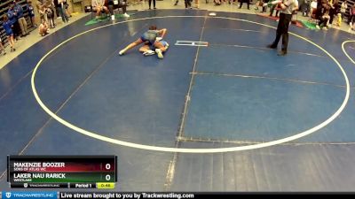 85 lbs Semifinal - Makenzie Boozer, Sons Of Atlas WC vs Laker Nau Rarick, WESTLAKE