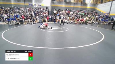 106 lbs Consi Of 8 #2 - Collin Sullivan, Berlin vs Dylan Desanti, Wolcott Tech*