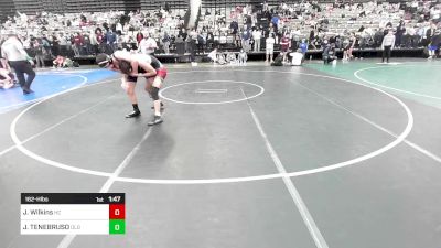 162-H lbs Round Of 32 - Joshua Wilkins, Holy Cross vs JAKE TENEBRUSO, Old Bridge Wrestling Club