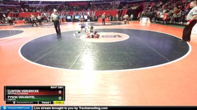 1A 113 lbs Semifinal - Tyson Waughtel, Carlyle vs Clinton VerHeecke, Decatur (Lutheran)