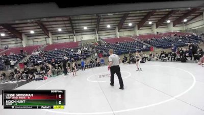 78 lbs Semis & Wb (16 Team) - JESSE GROSSMAN, West Coast Riders vs Nixon Hunt, Idaho 1