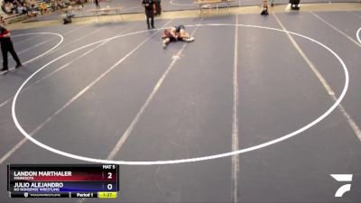 132 lbs Cons. Round 4 - Landon Marthaler, Minnesota vs Julio Alejandro, No Nonsense Wrestling