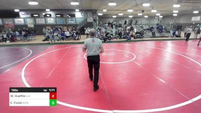 78 lbs Rr Rnd 3 - Wyatt Hueftle, Elm Creek Wrestling Club vs Carson Foote, Midwest Destroyers