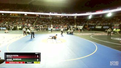 I-118 lbs Quarterfinal - Rocco Futia, Wallkill vs Angel Banegas, Uniondale