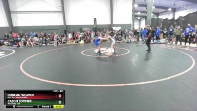 82 lbs Cons. Round 3 - Duncan Weaver, Mat Rats Rebooted vs Cason Sommer, Washington