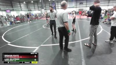 95 lbs Champ. Round 1 - Spencer Foutz, Hickory Wrestling Club vs Luke Hillstrom, Virginia Beach