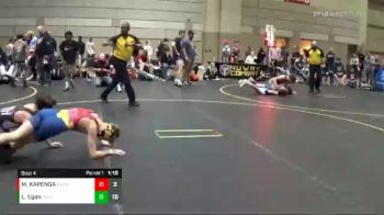 108 lbs Round 2 (6 Team) - Luke Egan, Peer Pressure vs MALECHI KAPENGA, Elite Athletic Club W.E.