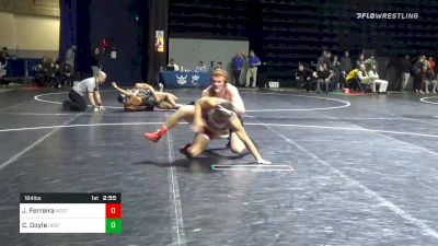 184 lbs Prelims - Jacob Ferreira, NC State vs Colt Doyle, Oregon St.