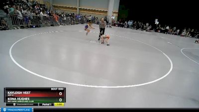 52-57 lbs Semifinal - Kayleigh Vest, SOT-C vs Kona Hughes, Big Game Wrestling Club