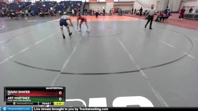 141 lbs Quarterfinal - Isaiah Shafer, RIT vs Art Martinez, Case Western Reserve