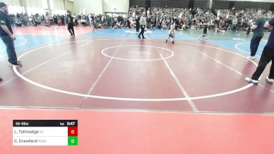 56-B lbs Round Of 16 - Luke Tallmadge, Delaware Valley vs Caleb Crawford, Power Half Wrestling Academy