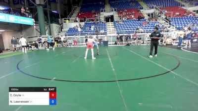 106 lbs Rnd Of 16 - Cadyn Coyle, Nebraska vs Nicholas Lawrensen, Ohio