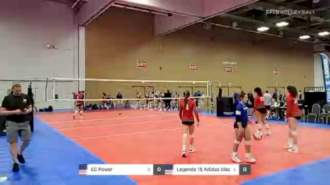 EC Power vs Legends 15 Adidas black - 2022 JVA Summerfest presented by Nike