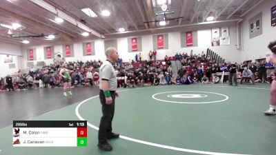 285 lbs Semifinal - Malikai Colon, Timberlane vs Jason Canavan, Keene